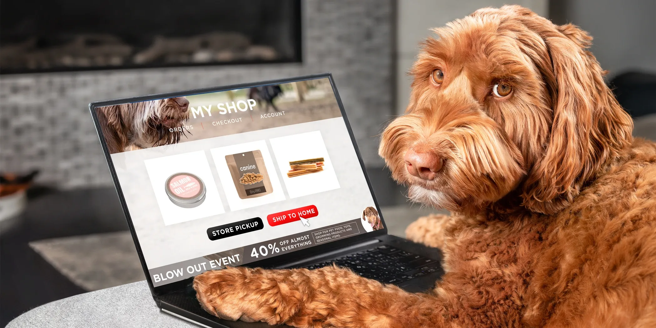 Golden doodle researching obedience training