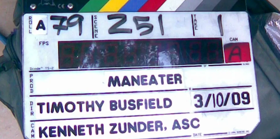 A former Hollywood dog trainer's production slate from the film Maneater